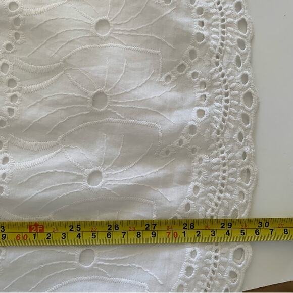 Catherines White Tasseled Floral Embroidered Top - Picture 10 of 11